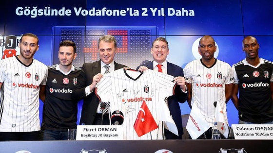 Beşiktaş ile Vodafone sponsorluğu yenilendi