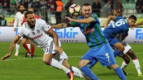 Beşiktaş Rize'den lider dönüyor