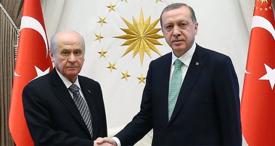 Beştepe'de Erdoğan ile Bahçeli ittifak zirvesi