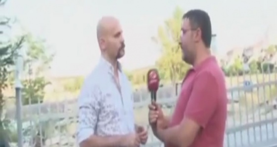 Beyaz TV muhabiri, Atalay Demirci'nin yüzüne tükürdü