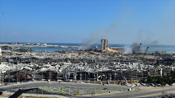 Beyrut Limanı'ndaki patlamada zarar gören siloların yıkılmasına karar verildi