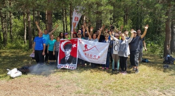 BİDOS üyelerinin bu haftası rotası Bozcaarmut Göleti oldu