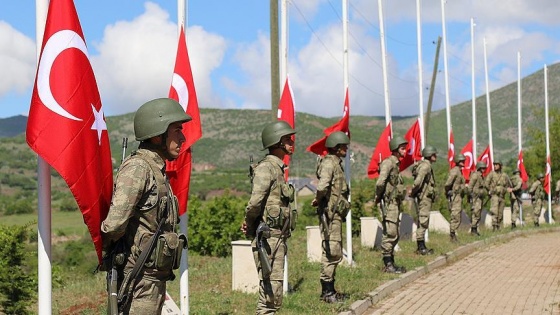 Bingöl'de şehit edilen 33 er anıldı