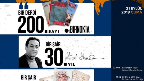 'Bir dergi 200. Sayı - Bir Şair 30. Yıl' gecesi