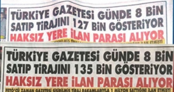 Bir gecede tirajımızı 8 bin artırdılar