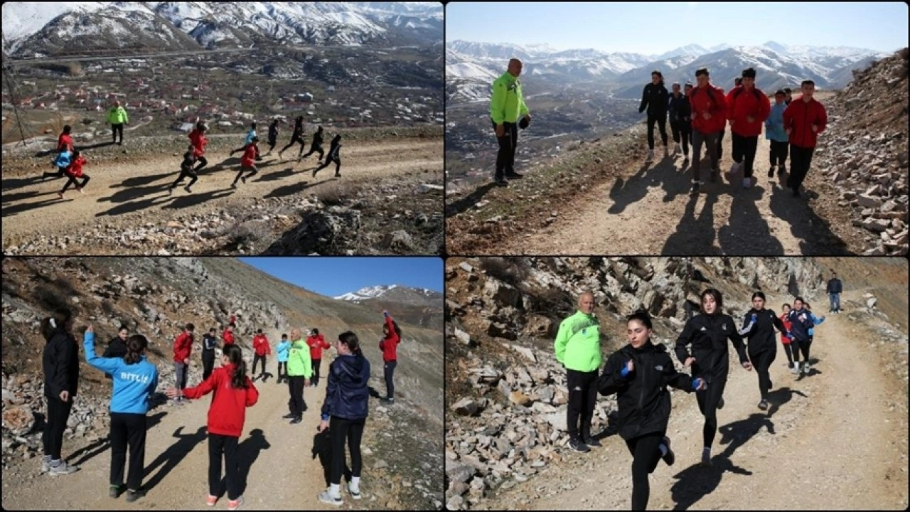 Bitlis'te 60 yaşındaki antrenör, dağların yamacında geleceğin şampiyonlarını yetiştiriyor