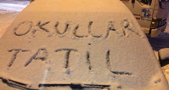 Bitlis’te okullara kar tatili