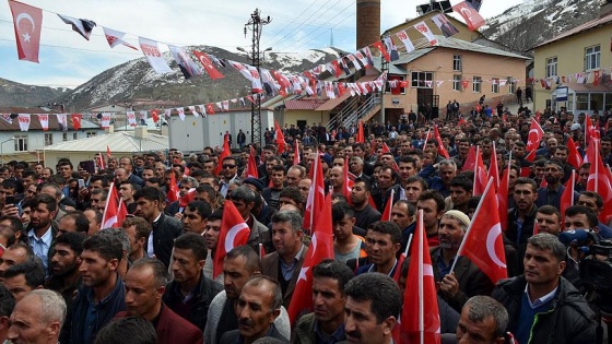 Bitlis'te 'Teröre Hayır, Huzura Evet' mitingi