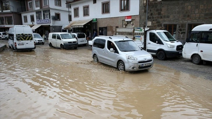 Bitlis'te sağanak etkili oldu