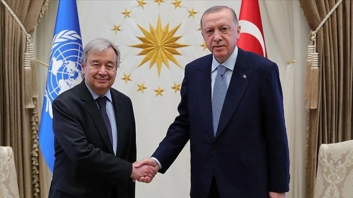 BM Genel Sekreteri Guterres, Cumhurbaşkanı Erdoğan'ı tebrik etti