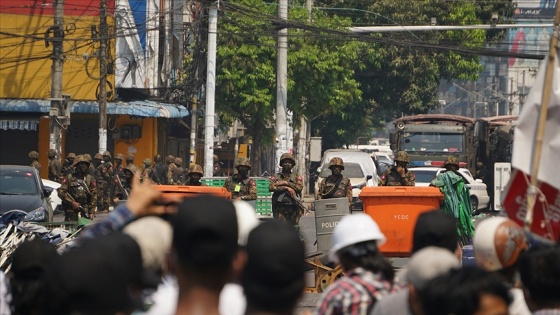 BM: Myanmar'daki darbe karşıtı protestolara müdahalede en az 18 kişi hayatını kaybetti