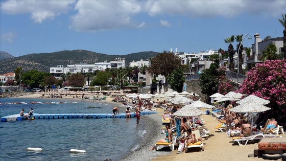 Bodrum'da turist yoğunluğu