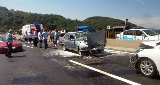 Bolu Dağı’nda trafik kazası: 10 yaralı