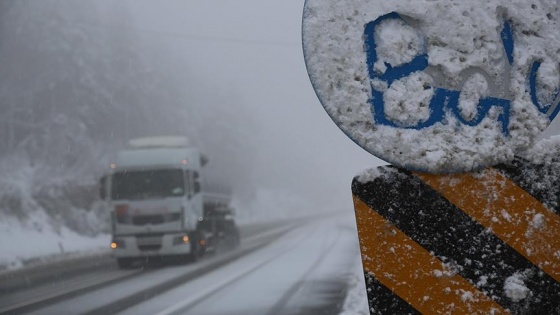 Bolu Dağı'nda zincirsiz araçlara izin verilmiyor