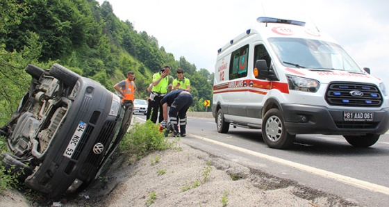 Bolu Dağında kaza: 1 ölü, 3 yaralı