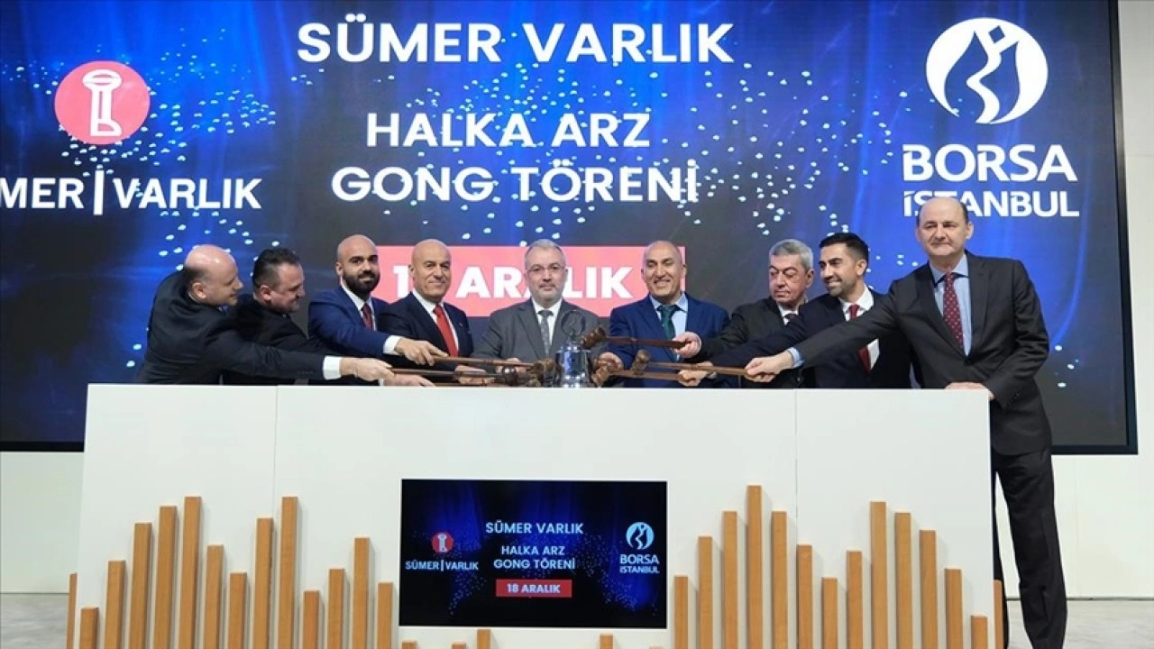 Borsa İstanbul'da gong Sümer Varlık Yönetim için çaldı