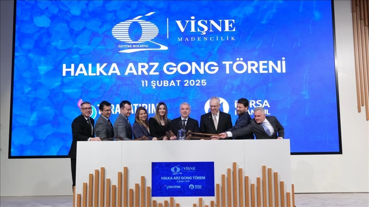 Borsa İstanbul'da gong Vişne Madencilik için çaldı