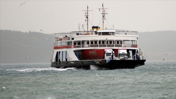 Bozcaada feribot seferlerinden bazıları fırtına nedeniyle yapılamayacak