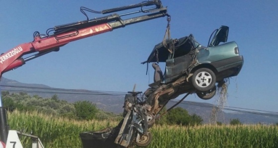 Bozdoğan’da feci kaza; 2 yaralı