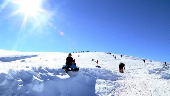 Bozkırın ortasına '30 kilometrelik' kayak pisti