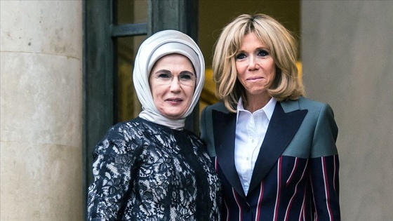 Brigitte Macron Emine Erdoğan'a Kovid-19/ koronavirüsle mücadelede dayanışma mesajını iletti