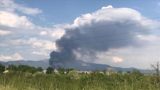 Bursa&#039;da soğuk hava deposunda yangın çıktı