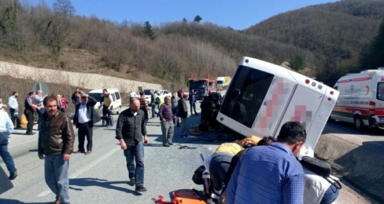 Bursa’da yolcu otobüsü kaza yaptı: 5 ölü, 33 yaralı