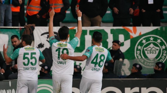 Bursaspor'dan muhteşem geri dönüş