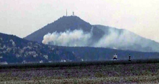 Büyükada'da yangın çıktı!