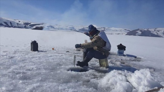 Buzla kaplanan Balık Gölü ekmek kapıları oldu