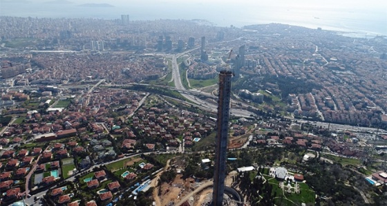 Çamlıca TV Kulesi'nde sona gelindi