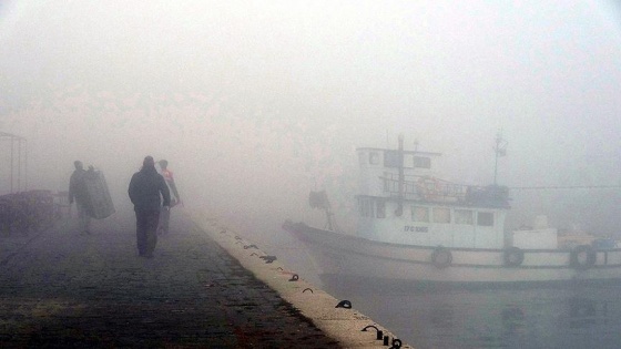 Çanakkale Boğazı'nda yoğun sis