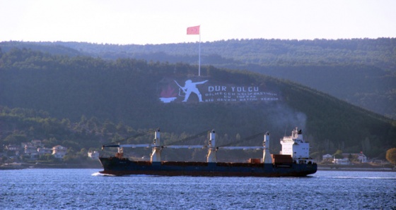 Çanakkale Boğazı'ndan bir yılda 44 bin gemi geçti