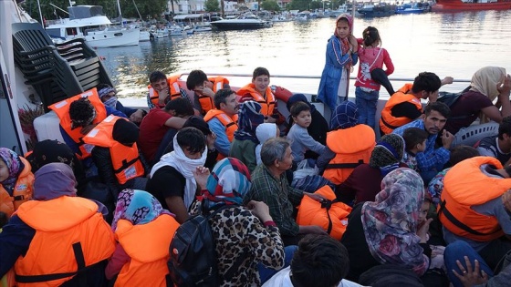 Çanakkale'de 41 düzensiz göçmen yakalandı