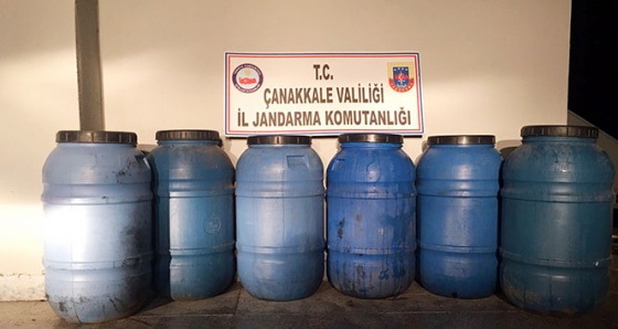 Çanakkale'de yılbaşı öncesi kaçak içki operasyonu