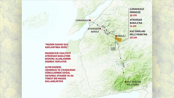 Çanakkale'deki altın ve gümüş madeni arama çalışmaları sürüyor