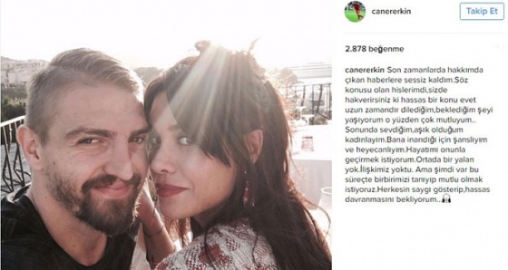 Caner Erkin: 'Sonunda aşık olduğum kadınlayım'