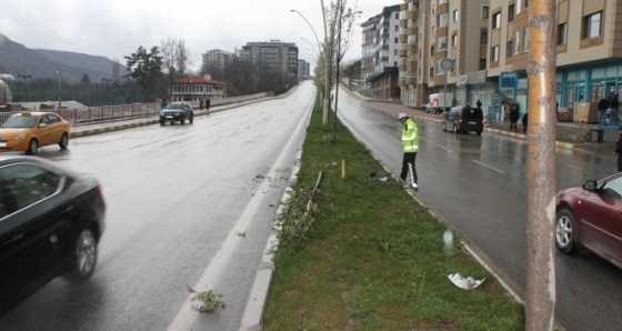 Çankırı&#039;da korkunç kaza! Karşı şeride savruldu