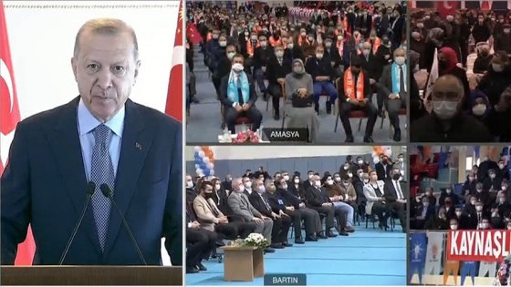 CANLI: Cumhurbaşkanı Erdoğan: Cumhur İttifakı'yla birlikte daha büyük projelere imza atacağız