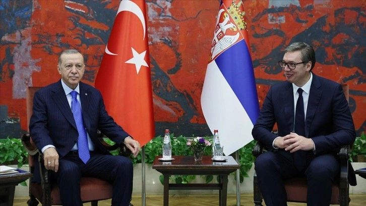 CANLI-Cumhurbaşkanı Erdoğan, Sırbistan Cumhurbaşkanı Vucic ile ortak basın toplantısı düzenliyor