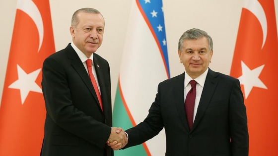 CANLI: Erdoğan ile Mirziyoyev basın toplantısı düzenliyor