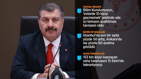 CANLI: Sağlık Bakanı Koca: Aşılardan ikisi insan deneyleri aşamasına yakın