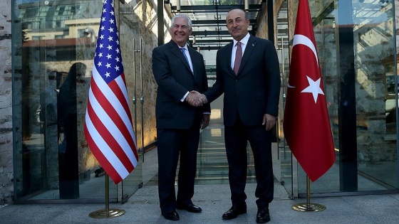 Çavuşoğlu, ABD'li mevkidaşı Tillerson ile görüştü