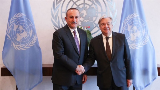 Çavuşoğlu, BM Genel Sekreteri Guterres ile görüştü