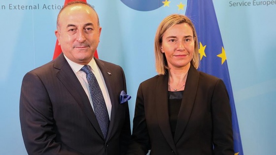 Çavuşoğlu ile Mogherini telefonda görüştü