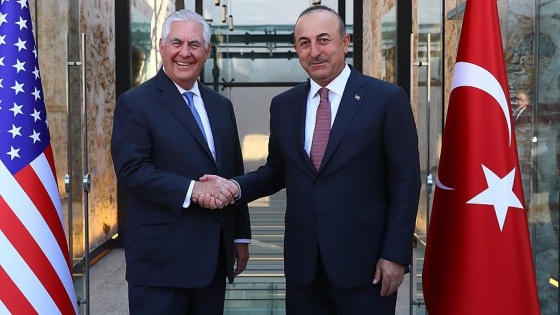 Çavuşoğlu ile Tillerson bir araya geldi