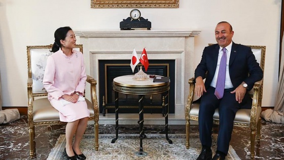 Çavuşoğlu, Japonya Prensesi Akiko ile görüştü