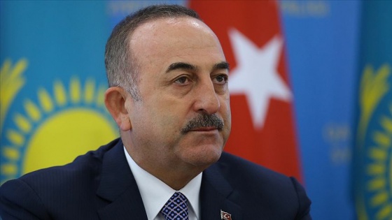 Çavuşoğlu Nursultan Nazarbayev ile görüştü