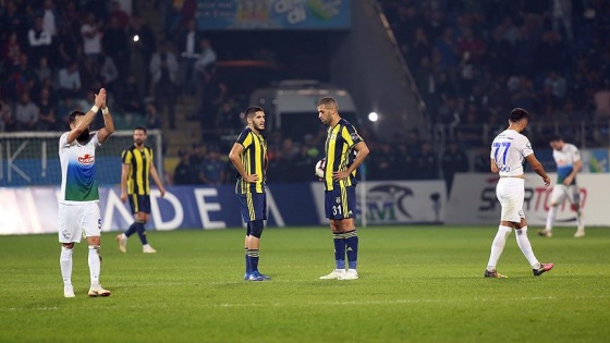Çaykur Rizespor'dan Fenerbahçe'ye ağır darbe