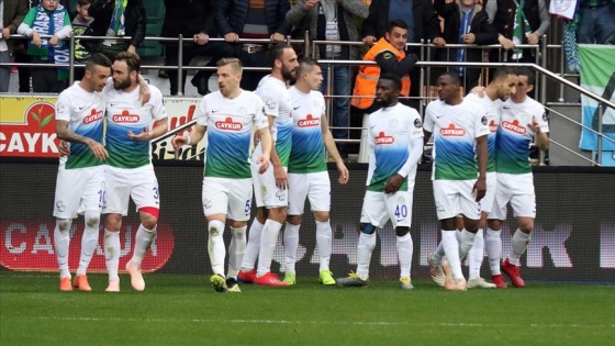 Çaykur Rizespor'u ikinci yarı performansı ayağa kaldırdı